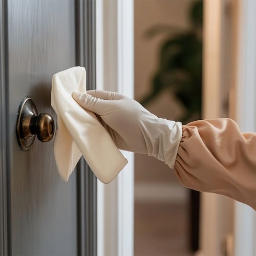 Cleaning of entrance doors